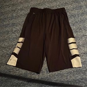 Black and white Xersion basketball shorts